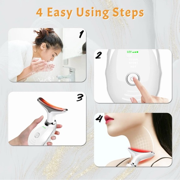 Face Skin Lifting & Firming Skincare Massager,1 Pcs Portable Facial Massage Tool - Picture 6 of 7